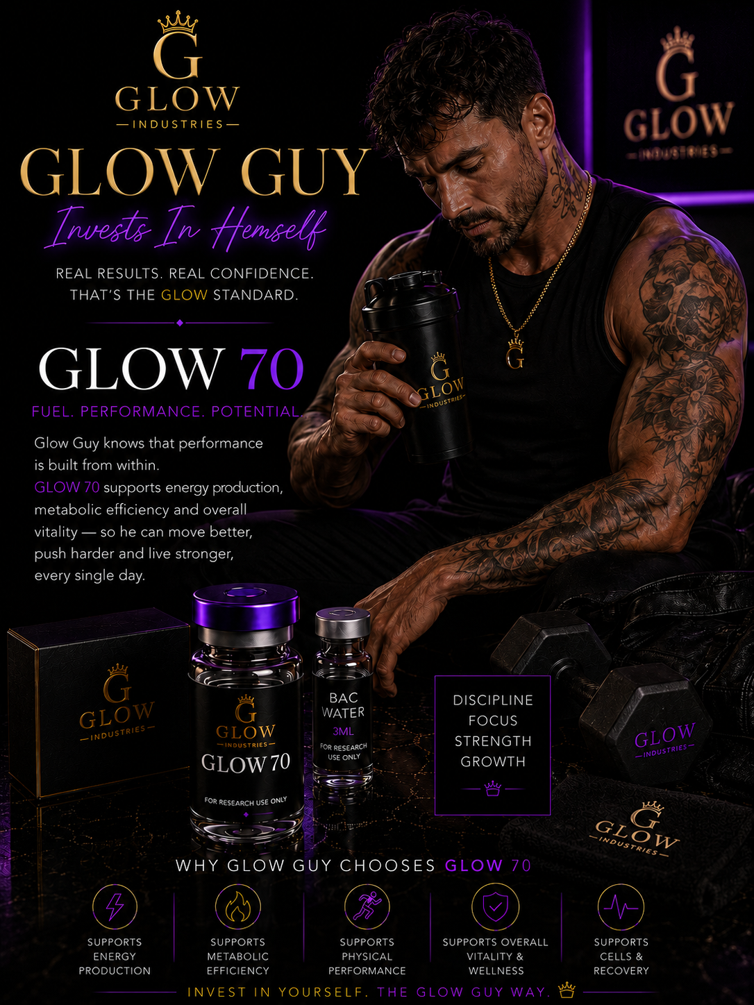 Glow70

Daily Wellness • Vitality • Cellular Support